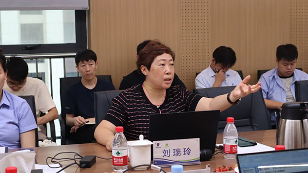 汉威科技集团副总裁刘瑞玲高度肯定了威果科技的业务布局和威果科技员工的目标感